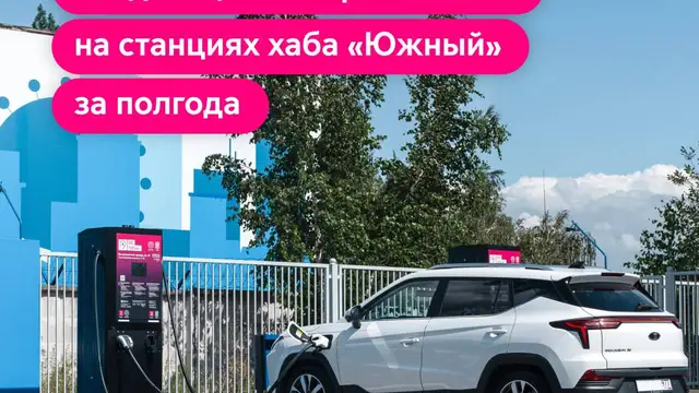 Первому зарядному хабу Москвы — полгода: около 3 000 сессий