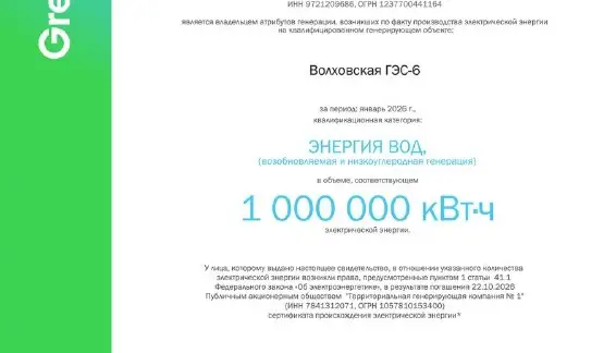 2 млн кВт·ч чистой энергии для быстрого заряда